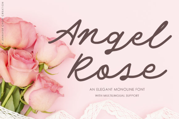 Angel Rose: A Script Font for Elegant Design