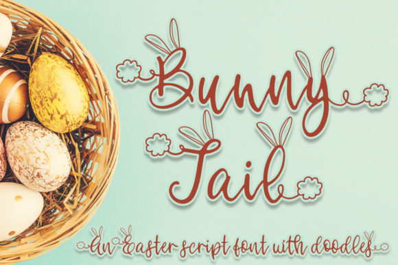 Bunny Tail Font for Easter Campaigns