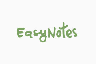 EasyNotes: A Handwritten Font for Creative Web Design