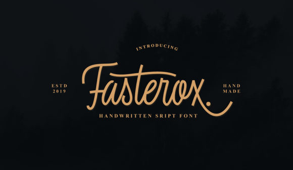 Fasterox: A Stylish Font for Digital Marketing