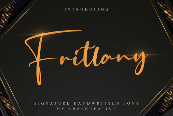 Fritlany: A Timeless Handwritten Font