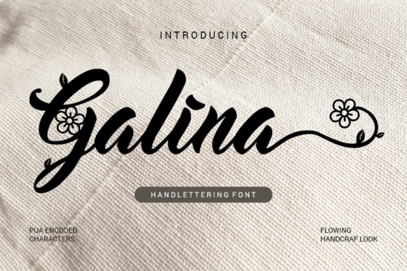 Galina: Elegant Script Font for Crafters