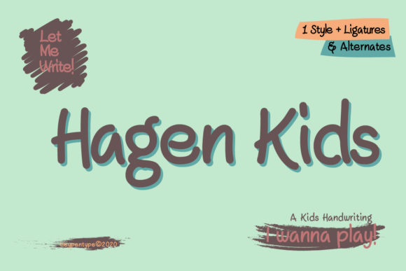 Hagen Kids Font for Business
