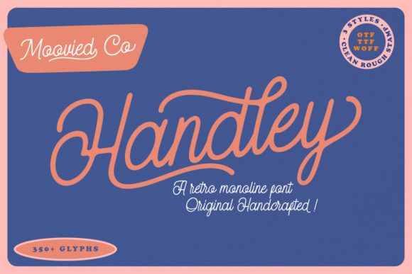 Handley: A Magical Handwritten Font