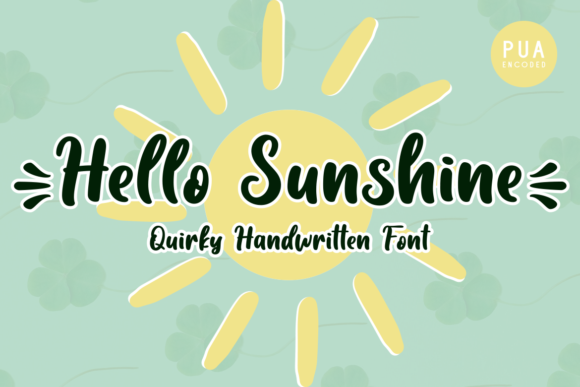 Hello Sunshine Font for Business
