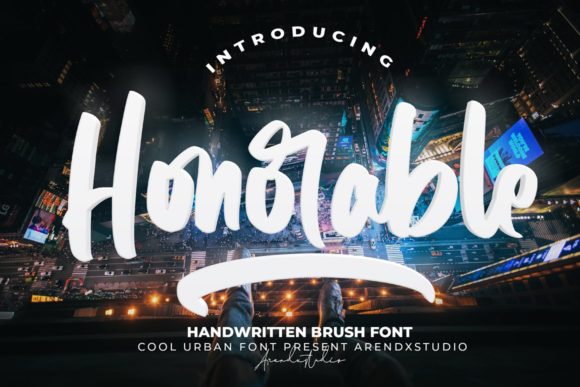Honorable: A Fun Font for Business Branding