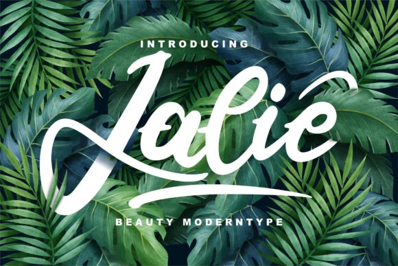 Jalie: A Script Font for Modern Campaigns