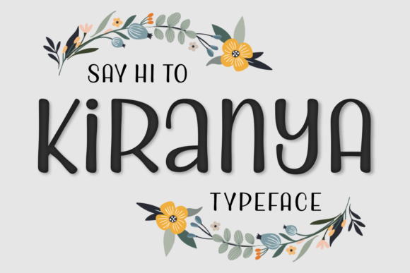 Kiranya: A Handwritten Font for Creative Marketing