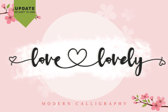 Love Lovely: A Romantic Font for Web Design