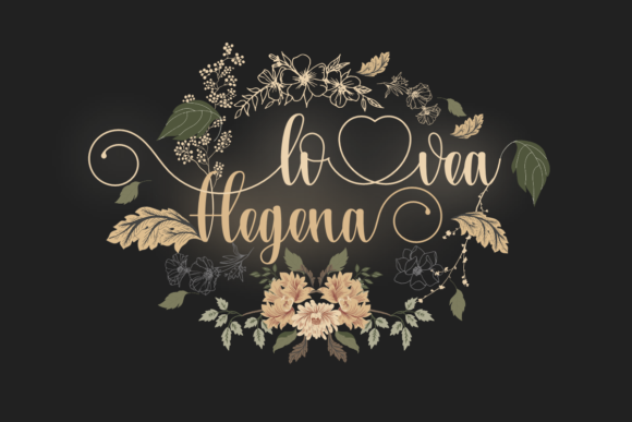 Lovea Hegena Font for Creative Projects