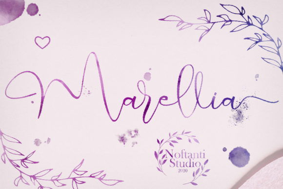 Marellia Font: Elegant Handwritten Style