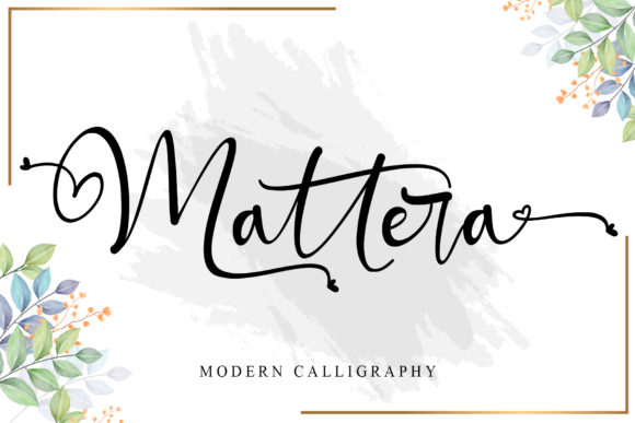 Mattera: A Handwritten Font for Professional Branding
