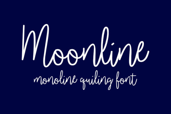 Moonline: A Magical Script Font