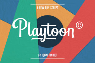 Playtoon: A Friendly Handwritten Font
