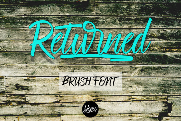Returned: A Handwritten Font for Creative Projects