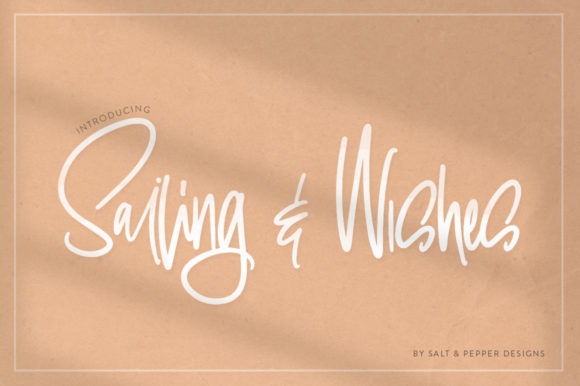 Sailing Wishes Font: Elegant Script for Campaigns