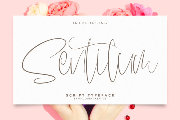 Sentilum: A Handwritten Font for Elegant Design
