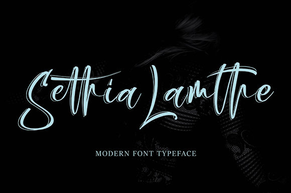 Sethia Lamthe: Elegant Handwritten Font
