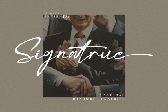 Signature Font for Business