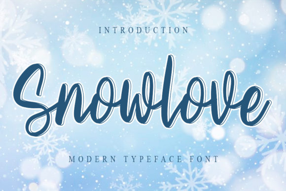 Snowlove: A Handwritten Font for Web Design
