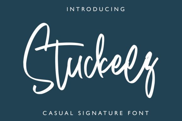 Stuckeez: A Stylish Handwritten Font