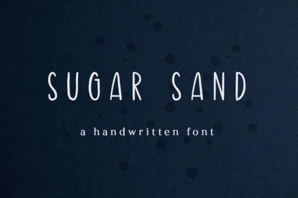 Sugar Sand: A Handwritten Font for Elegant Design