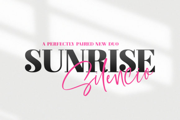 Sunrise Silencio Duo Font Review