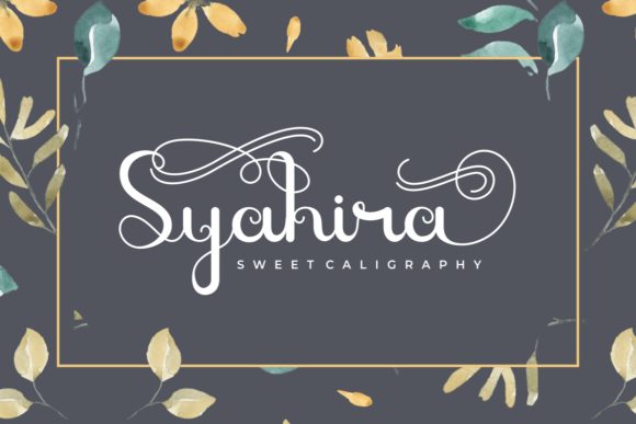 Syahira: A Timeless Handwritten Font