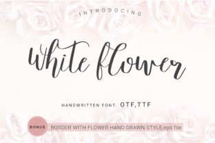 White Flower: A Font for Elegance