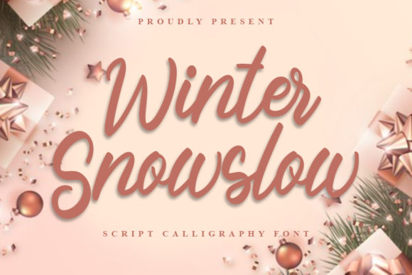 Winter Snowslow: A Beautiful Font for Your Business